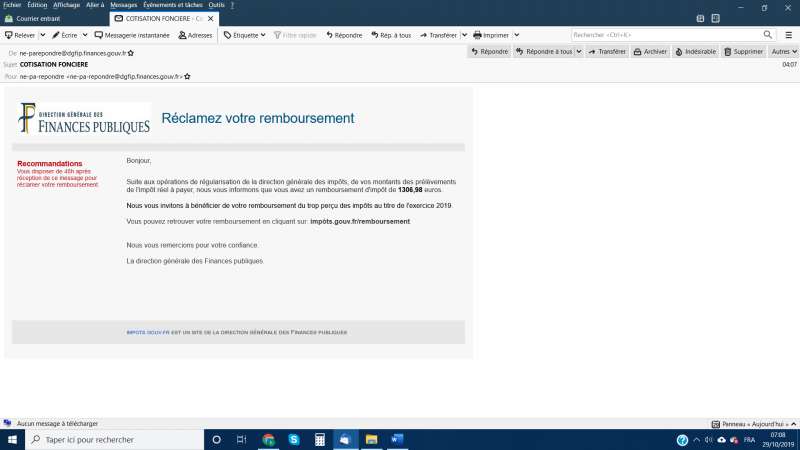 Ne Pas Repondre Dgfip Finances Gouv Fr